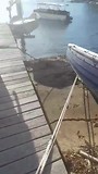 Uitzicht bij de buren aan het water