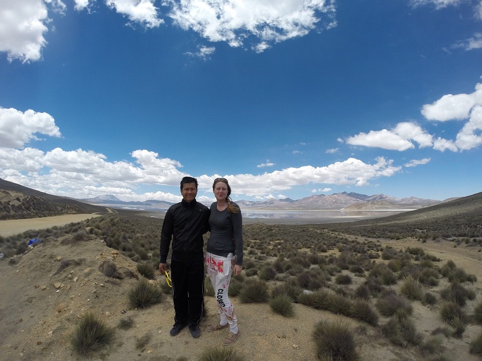 Arequipa meer op de berg