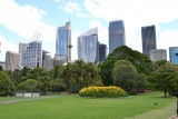 Het mooie park midden in Sydney