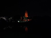 Tempel bij nacht