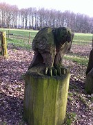 uitgesneden vogel