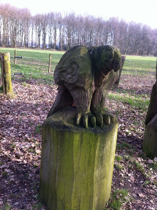 uitgesneden vogel