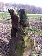 uitgesneden vogel