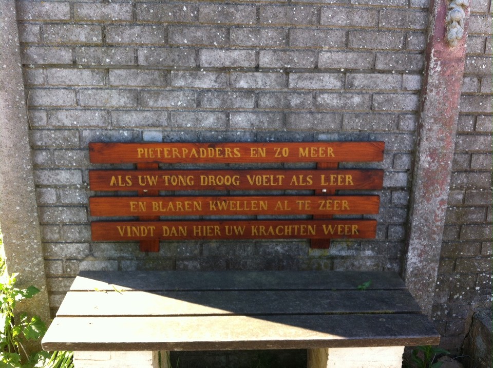 uitrustbankje bij Windraak
