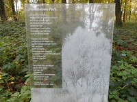 gedicht in park