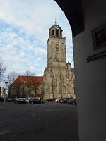 door de poort