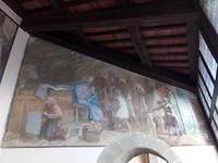 Fresco boven doorgang