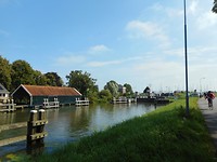 zicht op sluis