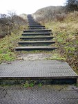trap in duinen, wat een werk