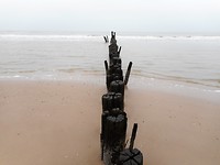paaltjes in zee