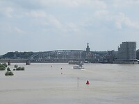 zicht op Nijmegen