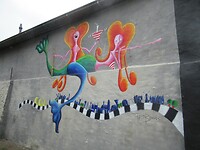 muurschilderij