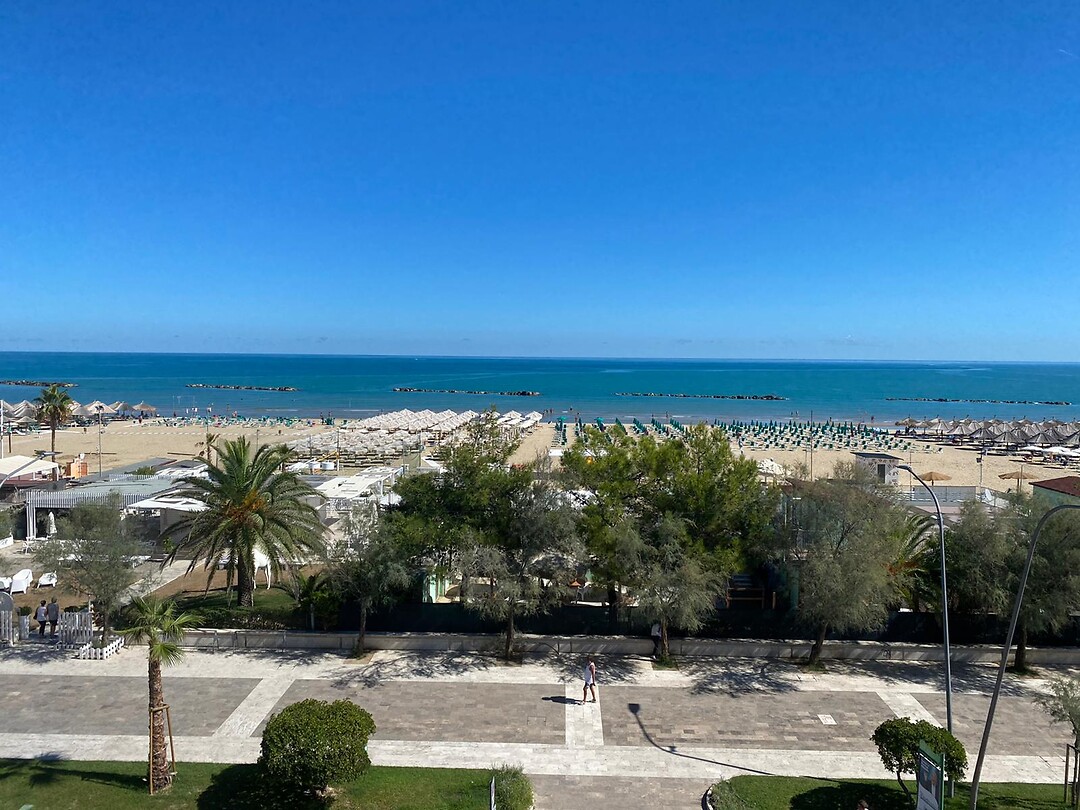 Pescara - uitzicht vanuit het hotel