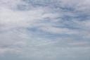 Mooi gezicht die wolken