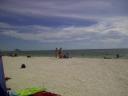 Marc & kids op het mooie strand