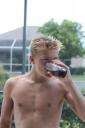 Mijn eigen Mister Coca Cola, stoer toch?!