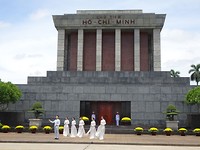 Ho Chi Minh mausoleum in Hanoi