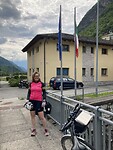 De grens Zwitserland/Italië