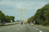 126. Op weg naar de top van de Lillebaeltsbrug