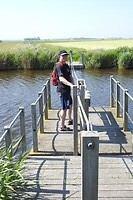 5. Op de pont om een geocache te zoeken