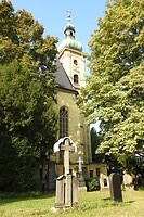 22. Begraafplaats en kerk in Bad Kissingen