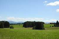 6. Eerste zicht op de Alpen