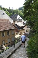 143. Nauwe straten in het centrum van Vianden