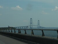 2. Storebaeltbrug in Denemarken