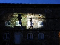 15. Lichtshow in de Fredriksten Festning