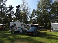 84. Ons plekje op de volle Camping Pinnarp in Kisa