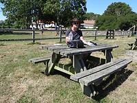 130. Picknicken voordat we gaan wandelen