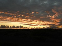 161. Zonsondergang in Möckelmossen