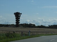 224. Vrij nieuwe uitkijktoren om over Waddenkust te kijken