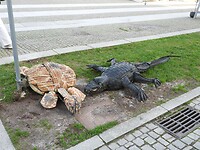 45. Kunstwerken van oude autobanden