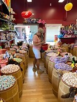 Anna in the Candy store