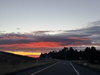 Avondrood geeft ……..
