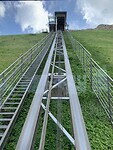 Kasteeltoren van Gediminas met de kabeltrein naar boven