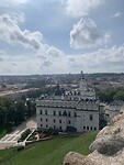 Vanaf de kasteeltoren van Gediminas het museum van Vilnius