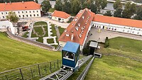 Kabeltrein on the move