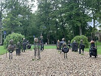 Welkomscomitee van kasteel Sigulda