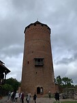 De kasteeltoren waar we op stonden