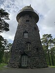Vuurtoren in park Glehn