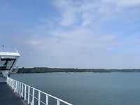 Fishbourne ligt voor ons