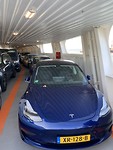 Vooraan op de ferry