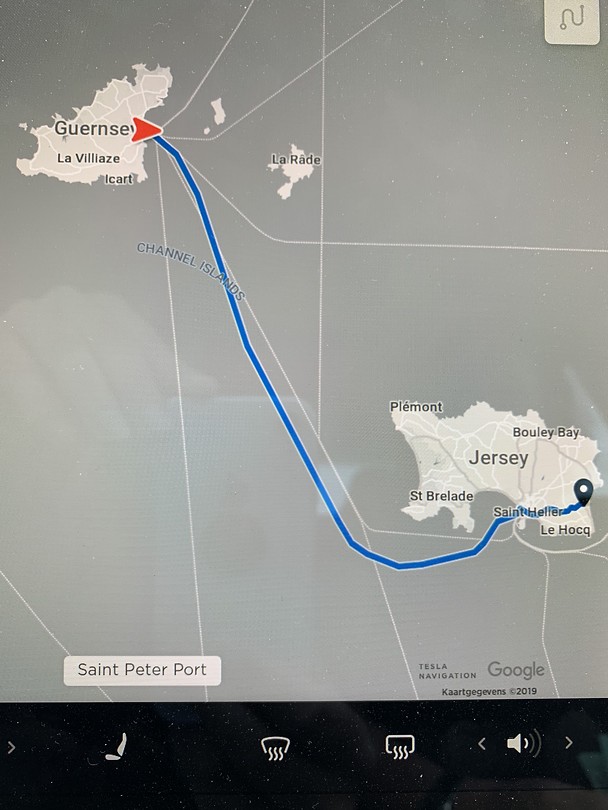 De route van vandaag