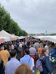 Lekker gezellig druk op de markt