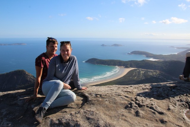 op de top van mount oberon