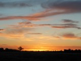 Zonsondergang, iedere avond is het zooooo mooi!