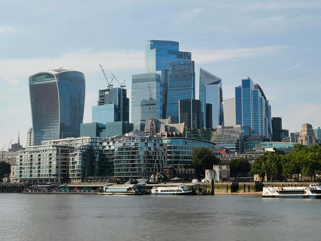 De wolkenkrabbers van Londen