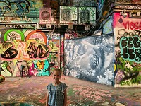 Leake Street graffity tunnel